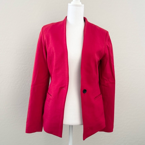 Dalia Red One Button Blazer - Picture 1 of 6